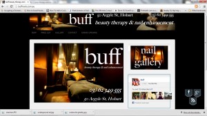 buff screenshot Web Design