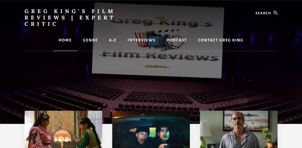 FilmReviews.net.au screenshot by Tim Heath Solutions and Web Design