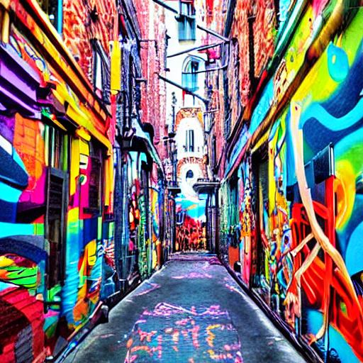 Laneway Street art by Tim Heath Solutions 2024